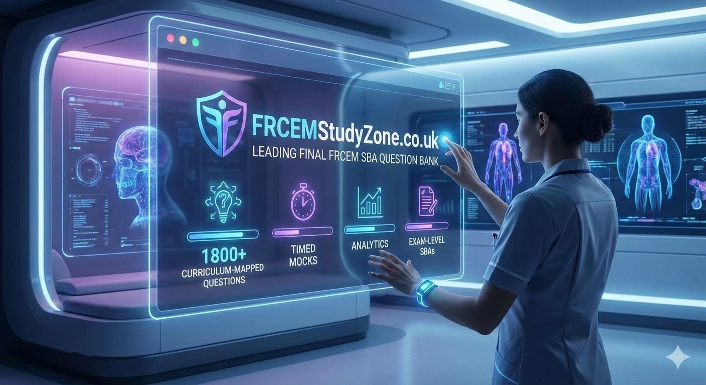Why FRCEMStudyZone.co.uk Stands Out as One of the Leading Platforms for the Final FRCEM SBA Exam