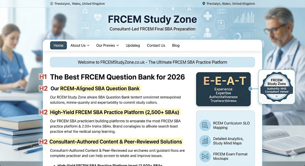 The Final FRCEM SBA Exam: Structure, Strategy, and How to Pass in 2026