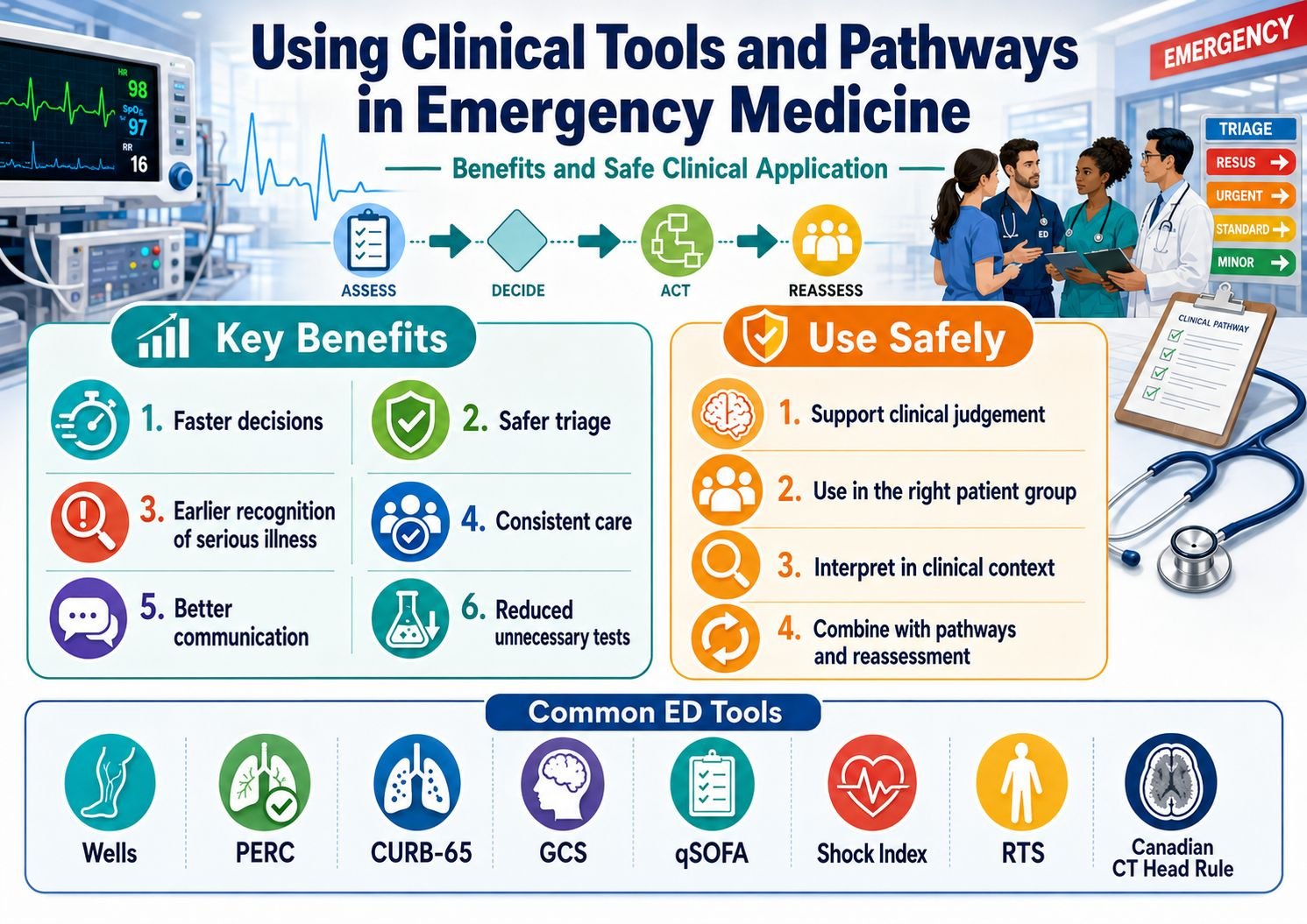 Emergency Medicine Decision Tools: Safer Triage, Faster Decisions, Better Outcomes